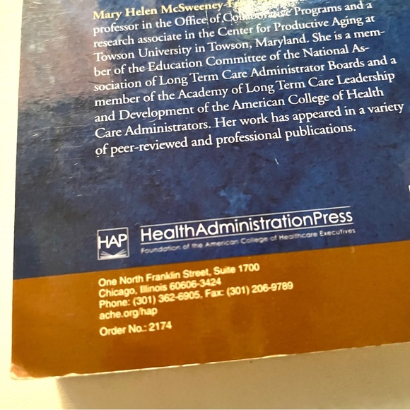 Long-Term Care Management. 336 pages. ISBN 9781567933833 Health Administration - Picture 2 of 9